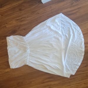 Express Strapless High Low Dress